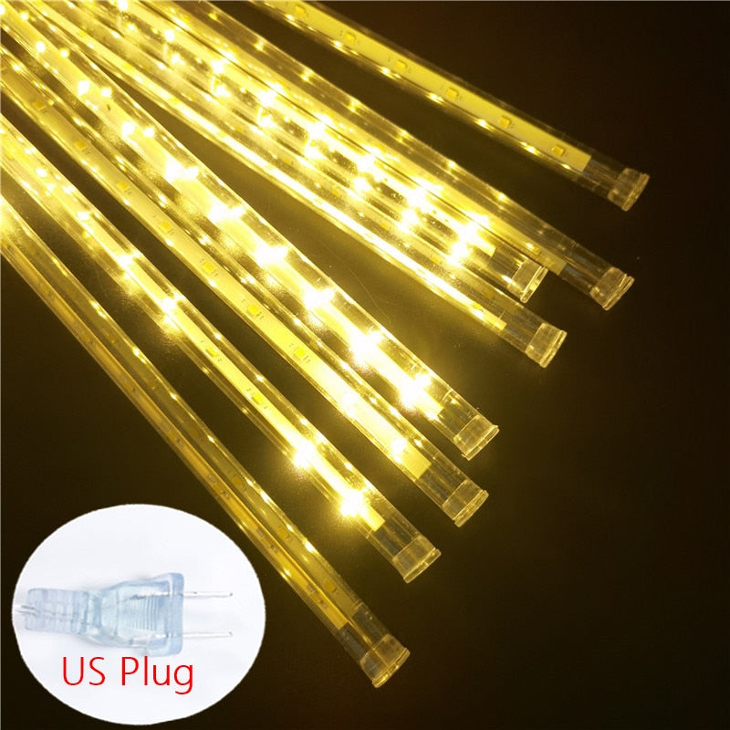 Solar LED Meteor Shower Light Holiday String Light