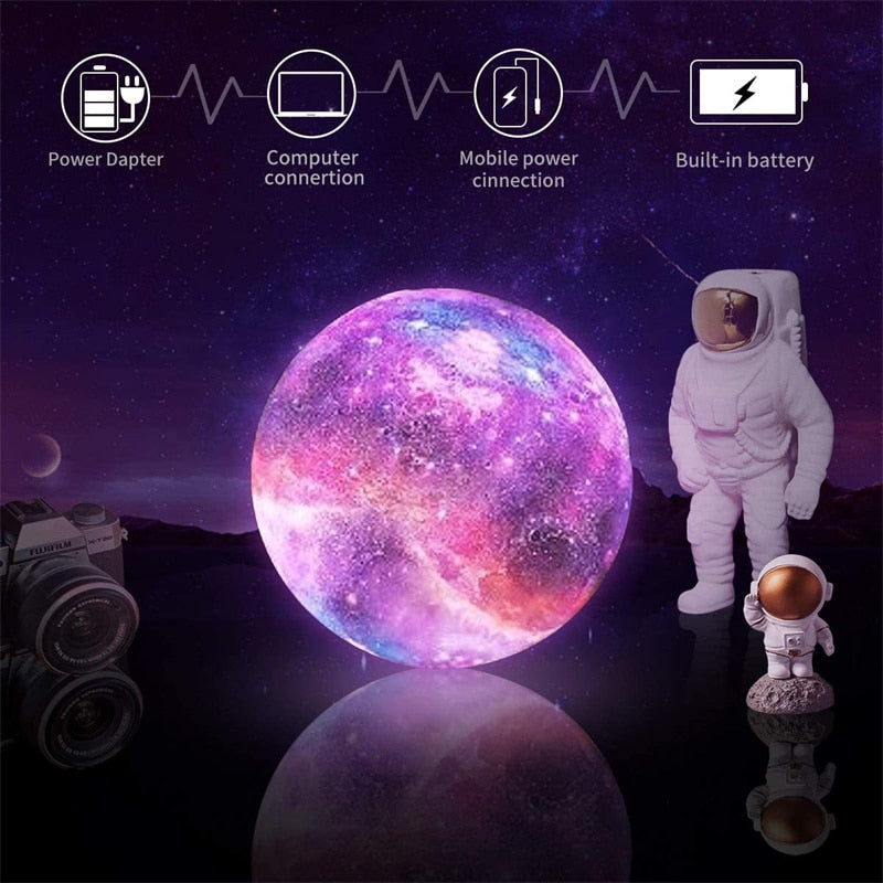 Moon Lamp Kids Night Light Galaxy Lamp