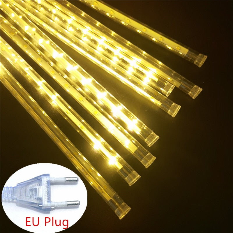 Solar LED Meteor Shower Light Holiday String Light