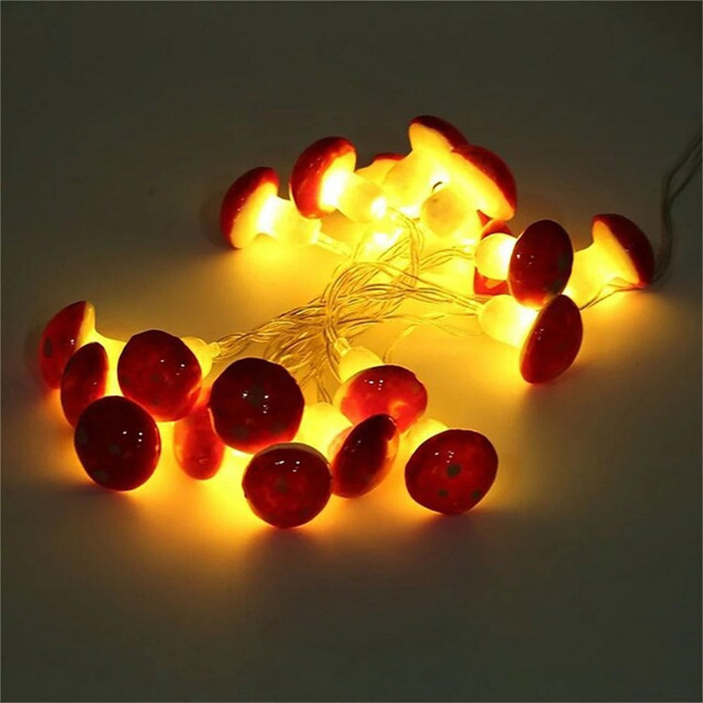 Mushroom Shape String Light USB