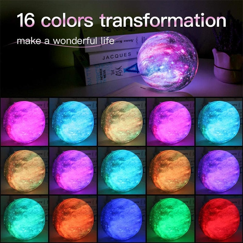 Moon Lamp Kids Night Light Galaxy Lamp