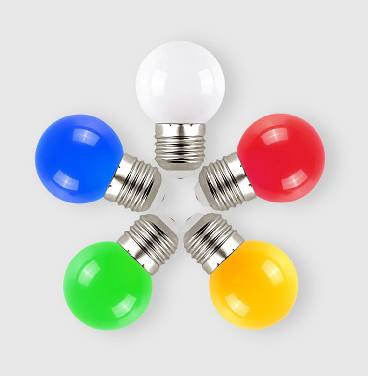 Colorful Energy Saving LED Light Bulbs