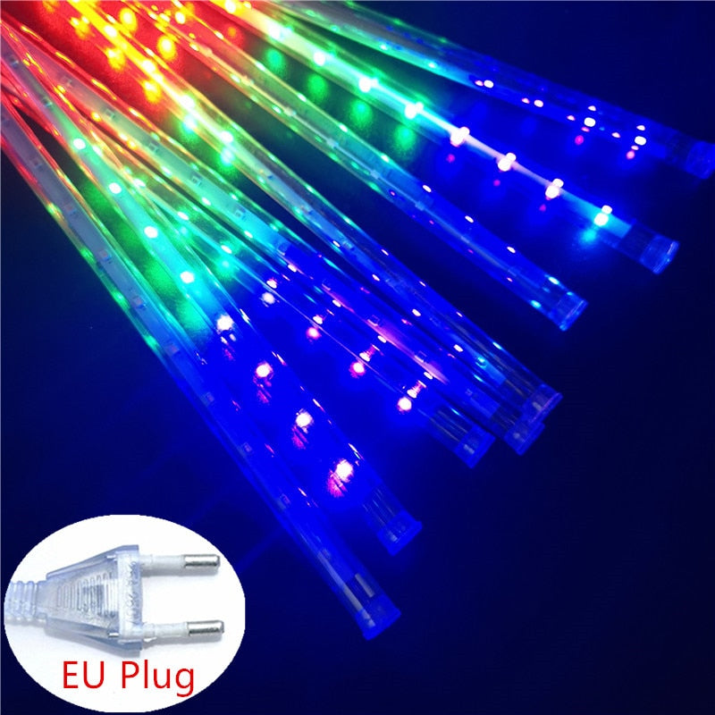 Solar LED Meteor Shower Light Holiday String Light