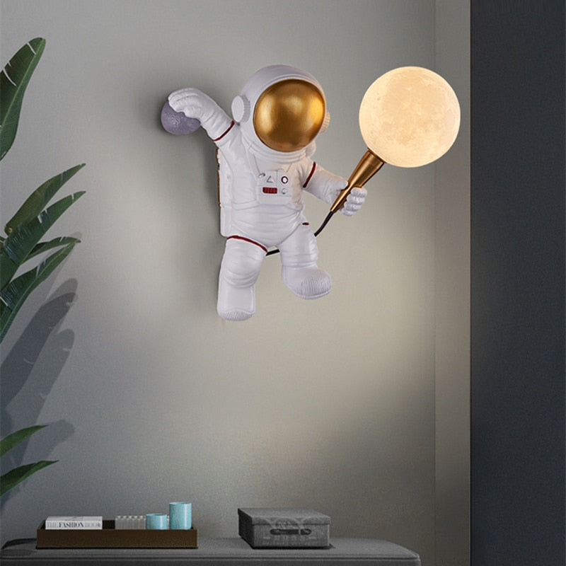 Nordic LED personality astronaut moon