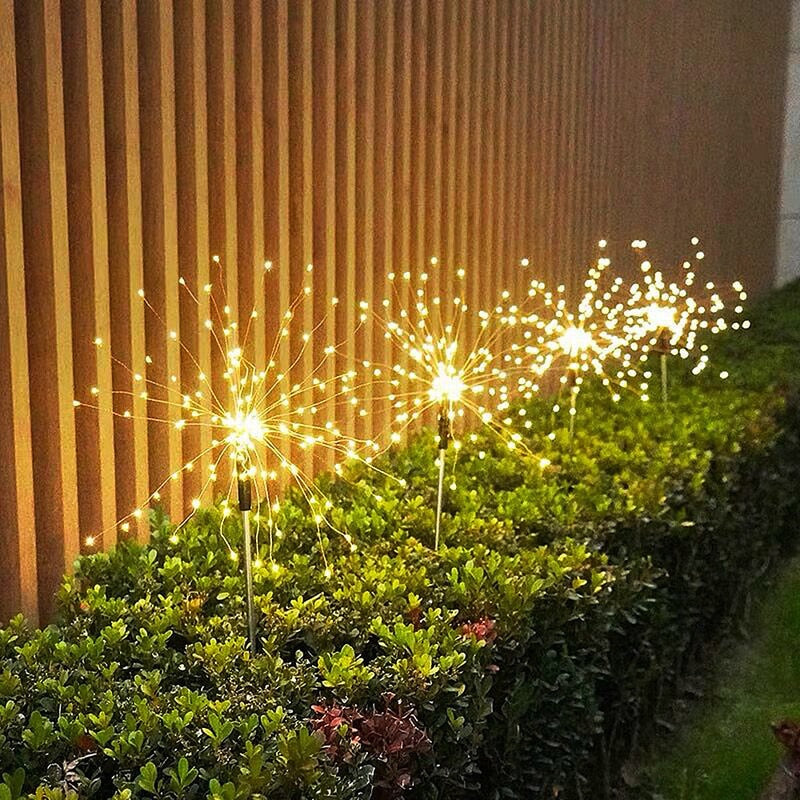 Outdoor Grass Globe Dandelion Flash String Fairy lights