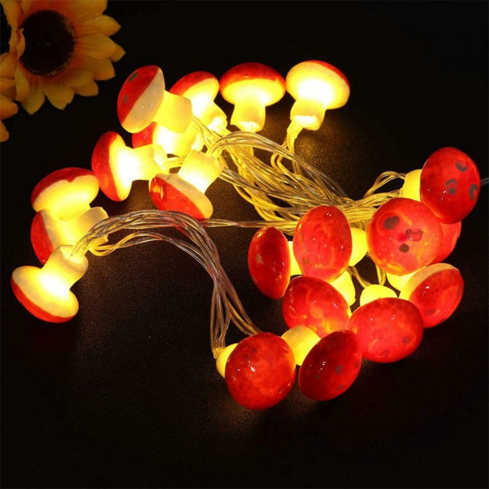 Mushroom Shape String Light USB