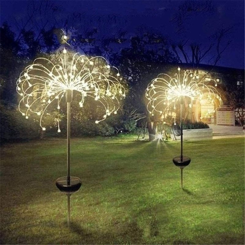 Outdoor Grass Globe Dandelion Flash String Fairy lights