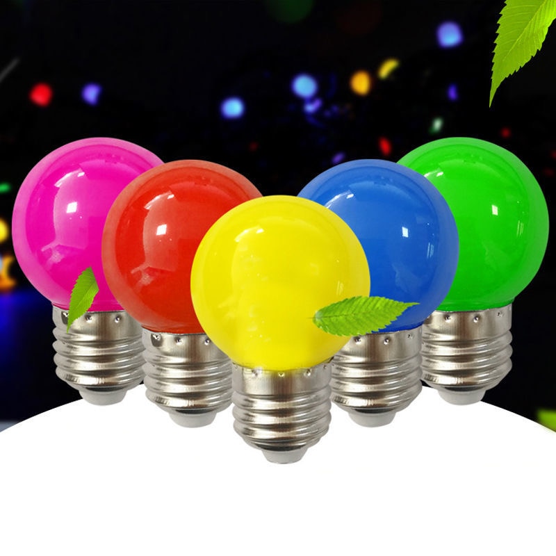 Colorful Energy Saving LED Light Bulbs