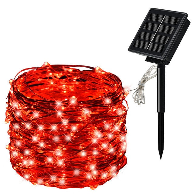 New Year Solar Lamp LED Outdoor