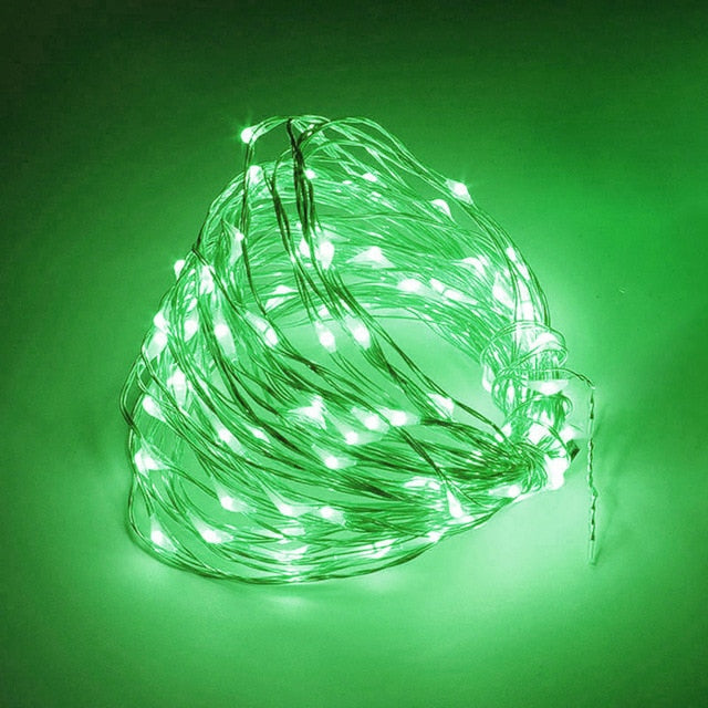 LED String Lights Silver Wire Fairy Warm White