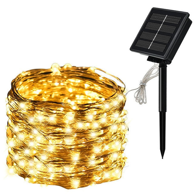 New Year Solar Lamp LED Outdoor