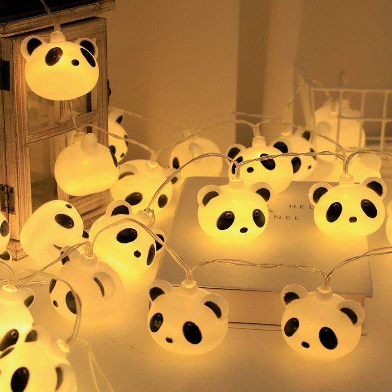 Cute Panda String Lights