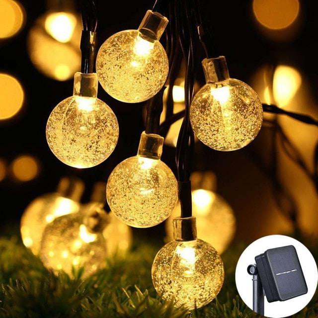 8 Modes Solar Light Crystal ball