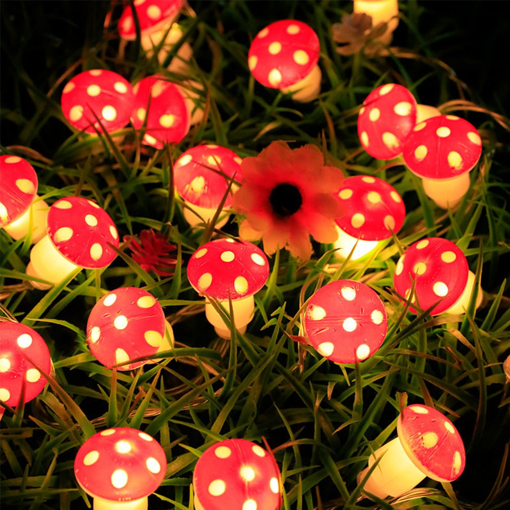 Mushroom Shape String Light USB