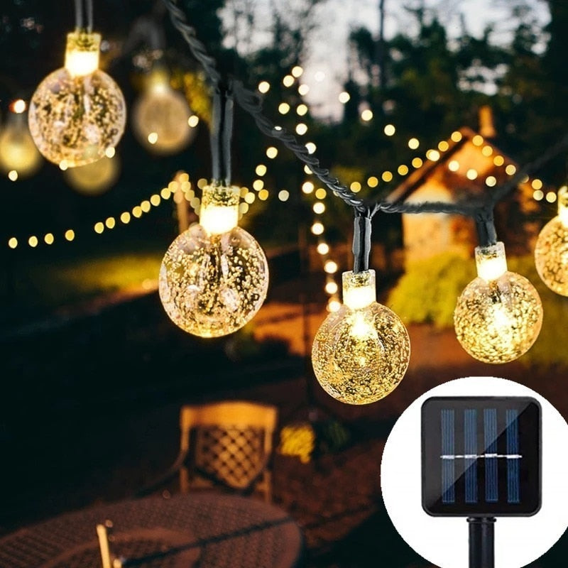 8 Modes Solar Light Crystal ball