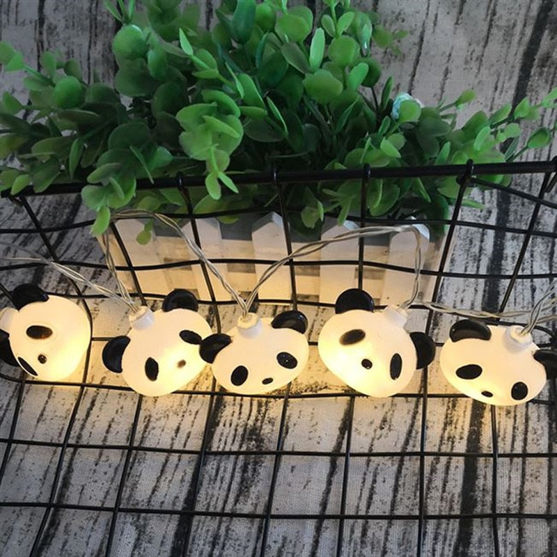 Cute Panda String Lights